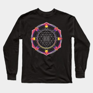 Sri Yantra Long Sleeve T-Shirt